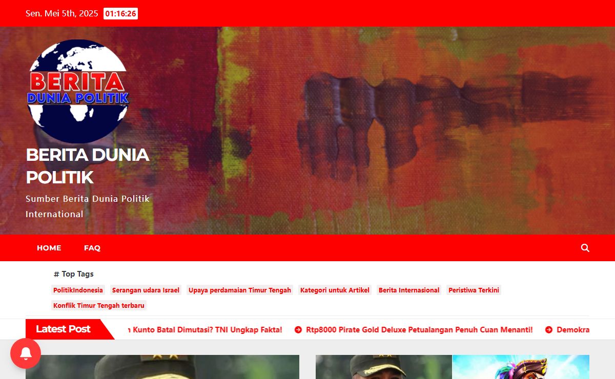 BERITA DUNIA POLITIK - Sumber Berita Dunia Politik International
