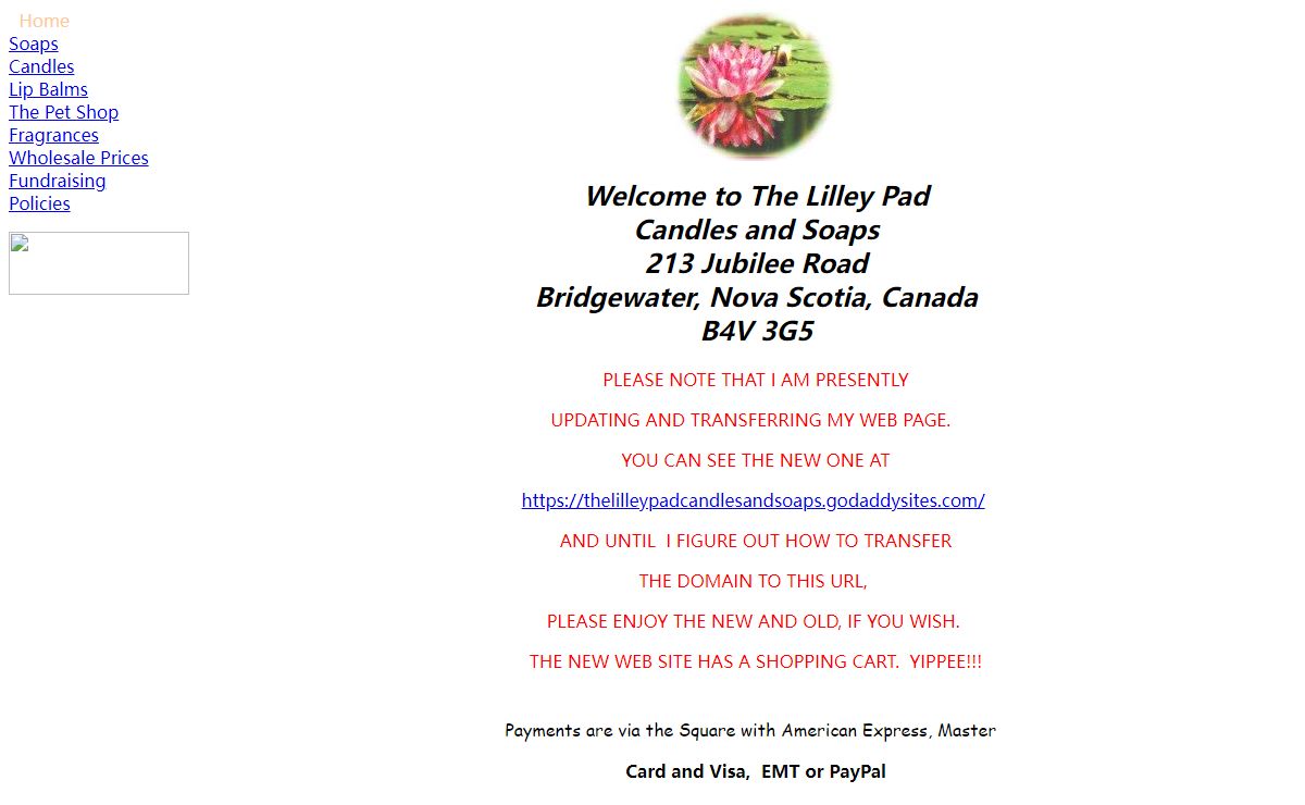 The Lilley Pad Beeswax and Soy  Wax Candles, Bridgewater, Nova Scotia, Canada