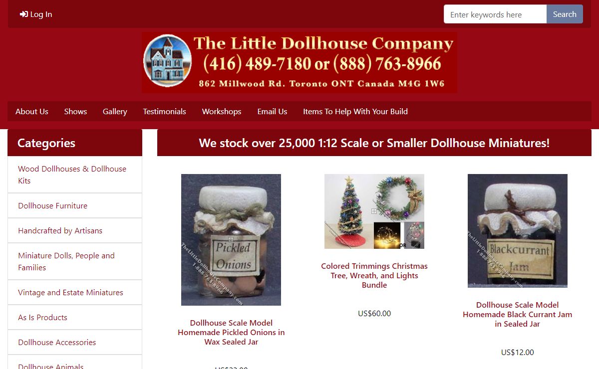 Little Dollhouse Company: your source for Doll Houses, Kits and Furniture