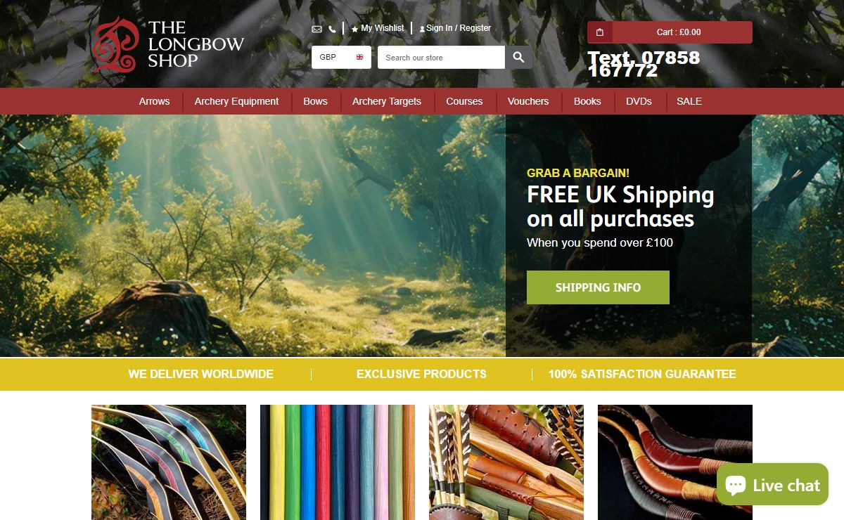 The archery shop for traditional archery equipment & archery supplies
