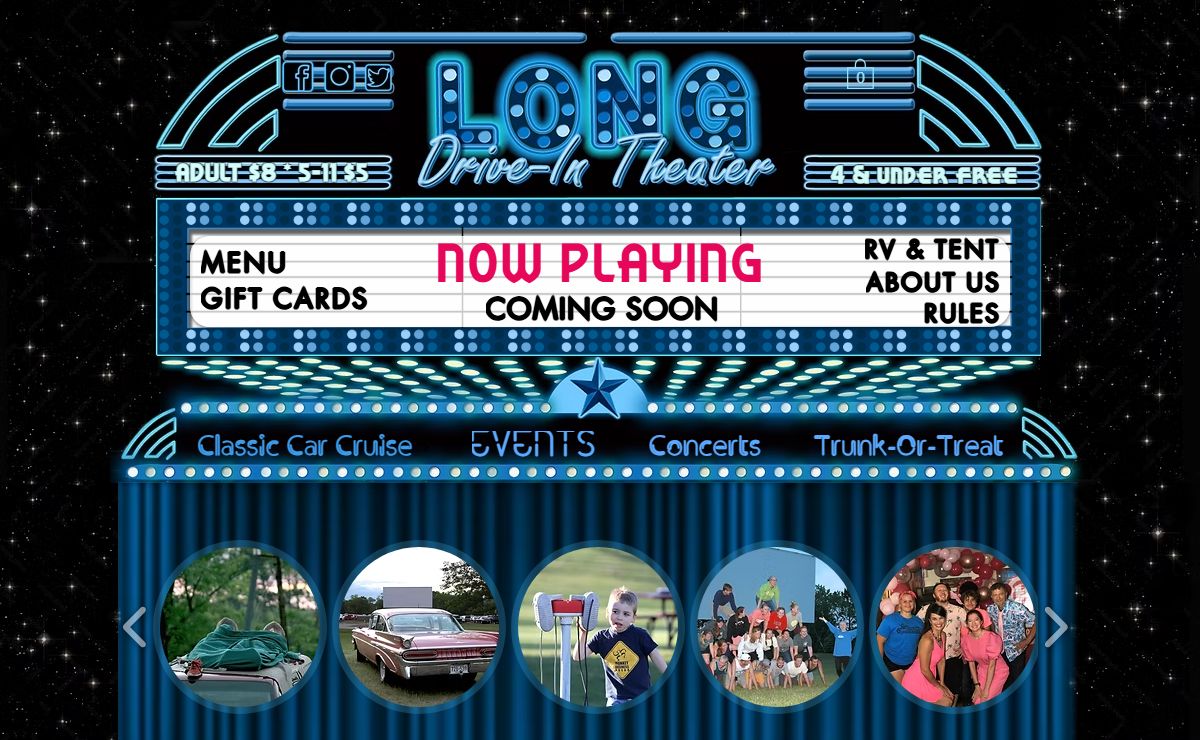 Now Playing Long Drive-In | Long Prairie MN | Central MNs Favorite Destination | Camping