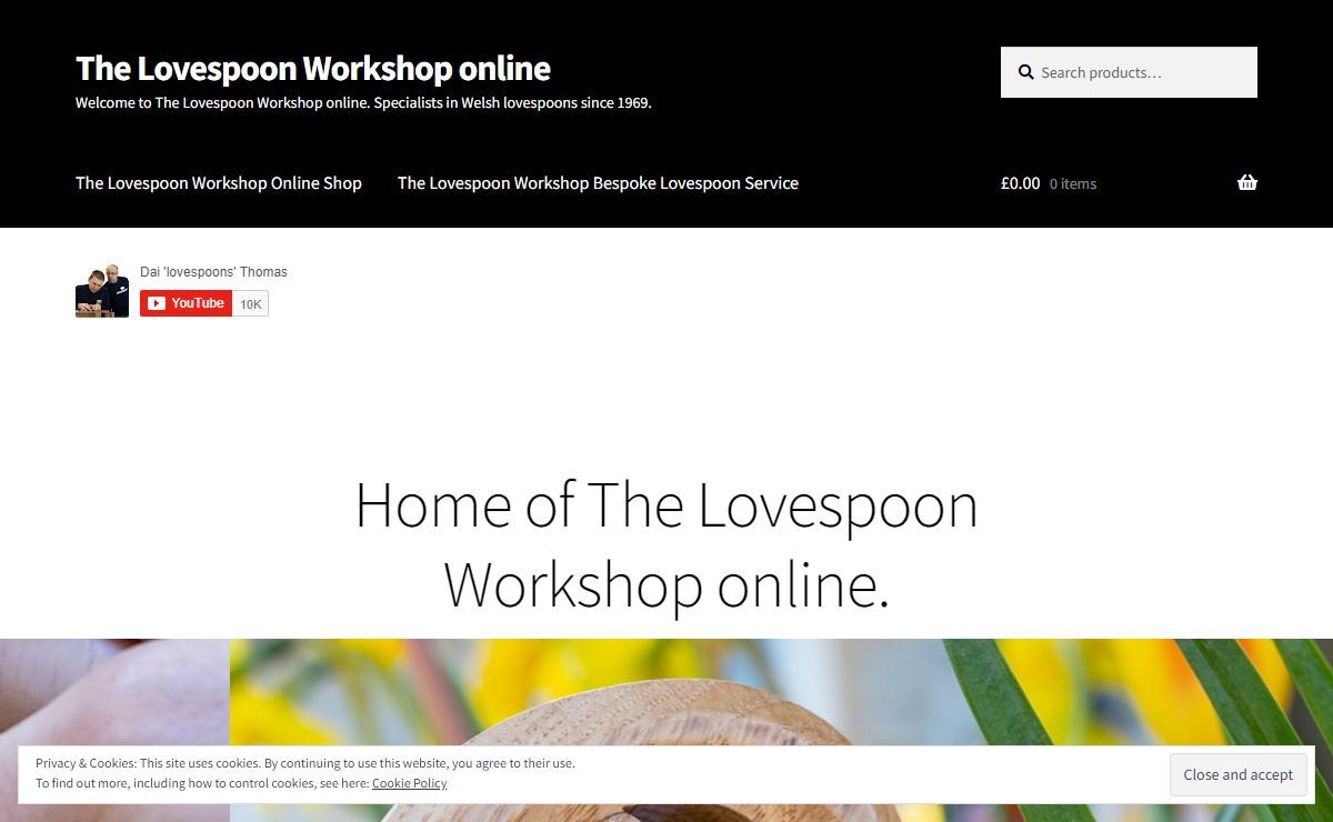 The Lovespoon Workshop, specialists in Welsh lovespoons.