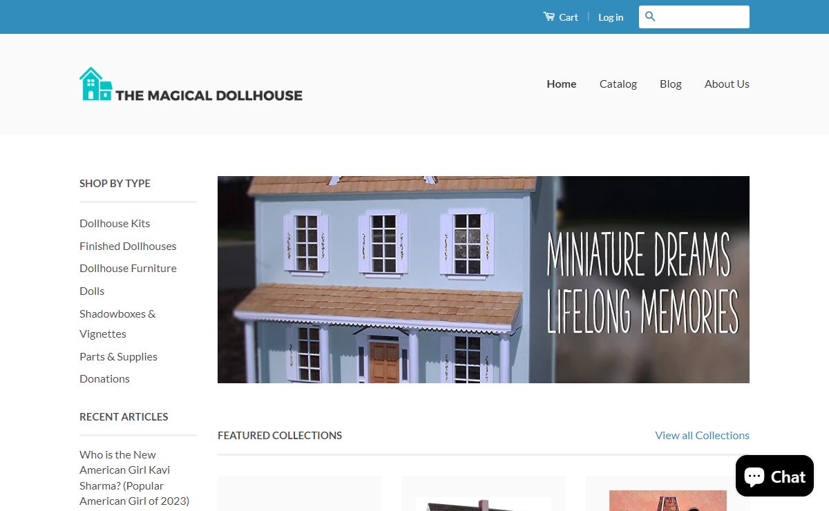 The Magical Dollhouse - Miniature houses, kits, furniture and more