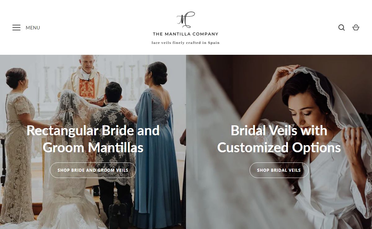 The Mantilla Company- Lace Wedding Veils from Spain