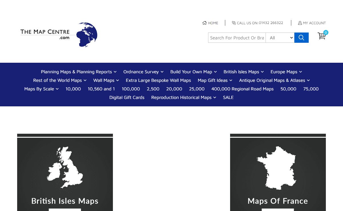 The Map Centre | Custom Maps | Walking Maps | County Maps | Street
