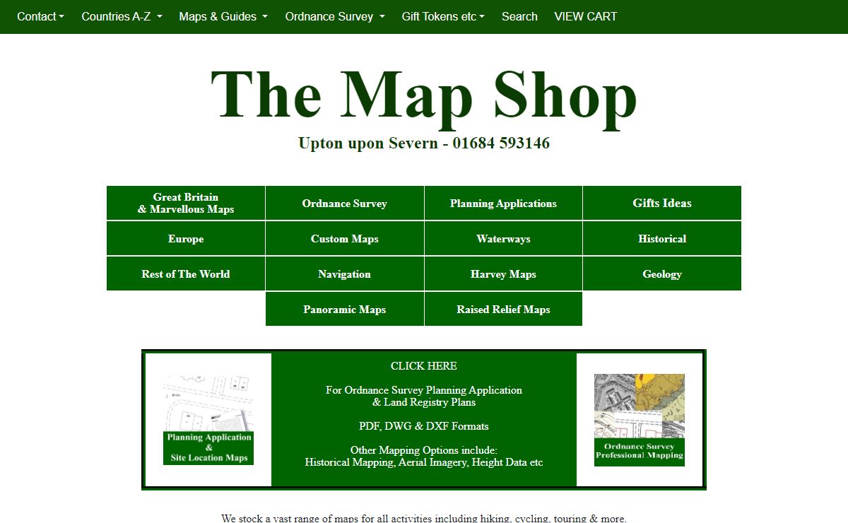 Walking Maps Upton upon Severn | Planning Application Maps | Leisure Maps | The Map Shop