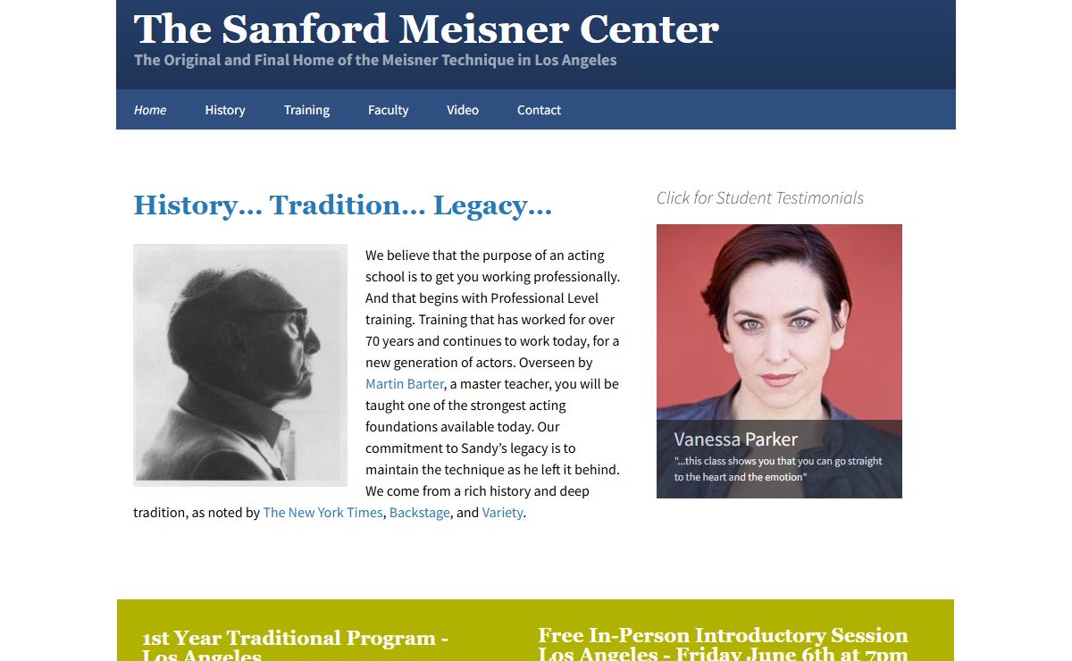 Los Angeles & Seattle Meisner Acting School - The Sanford Meisner Center