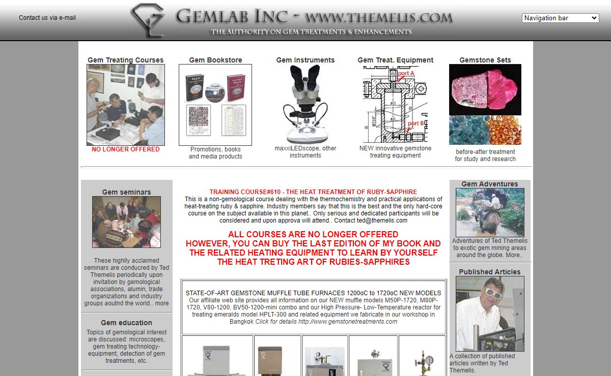 Welcome to Gemlab Inc. at www.themelis.com