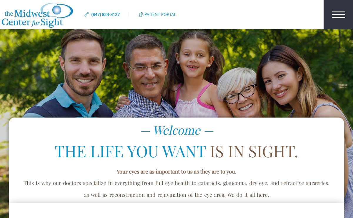 Eye Care Center Des Plaines IL | The Midwest Center for Sight