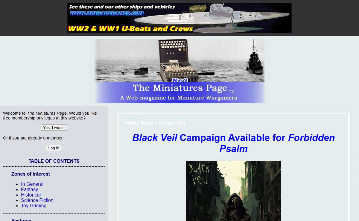 [TMP] The Miniatures Page