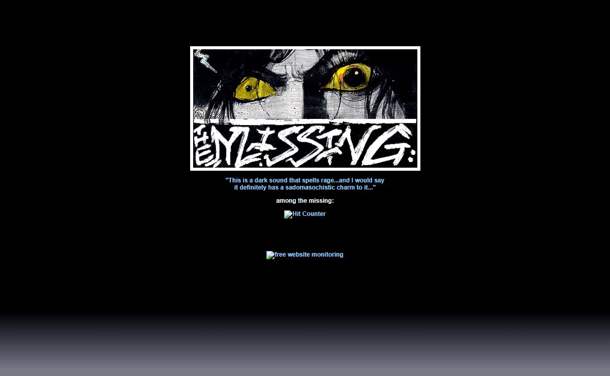 the missing:
