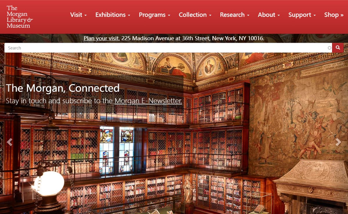The Morgan Library & Museum, New York, founded by Pierpont Morgan
