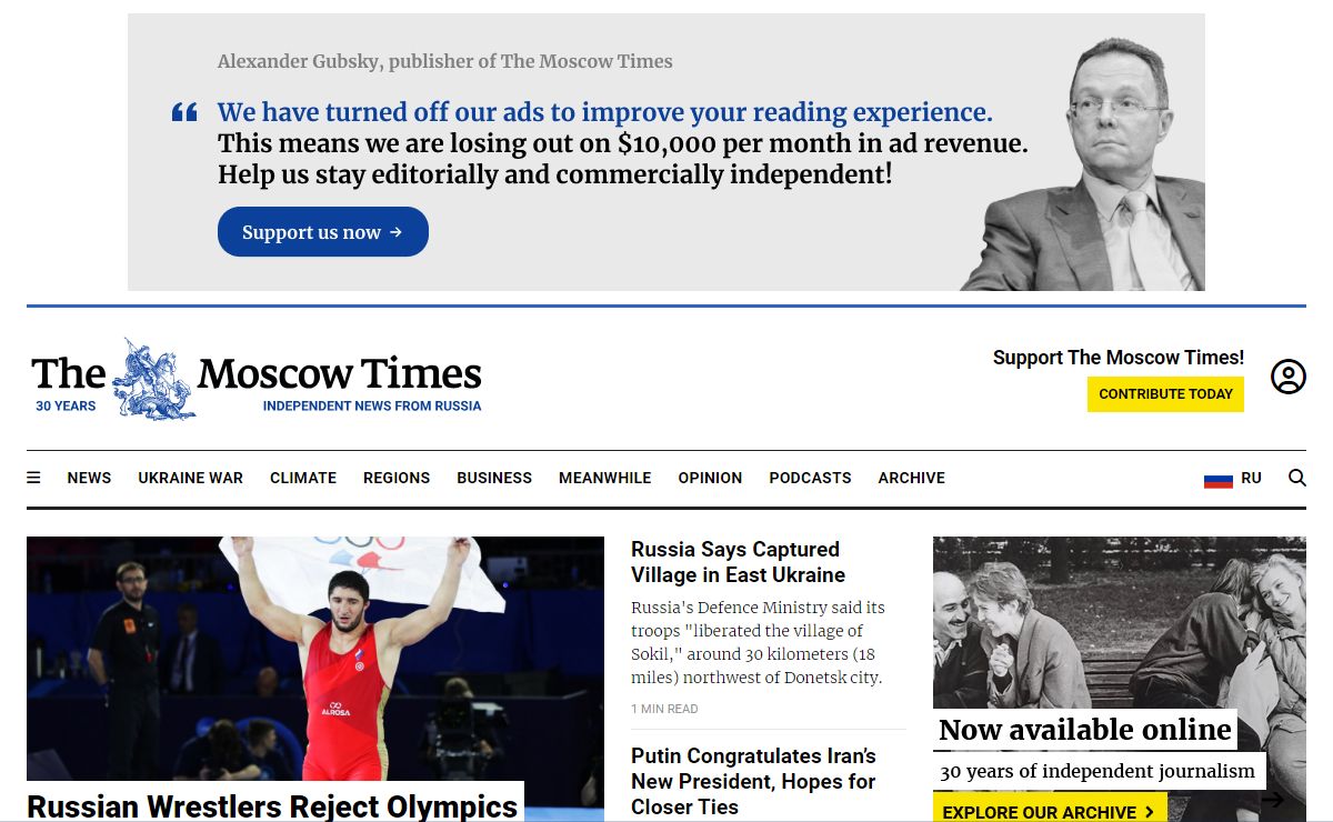 The Moscow Times