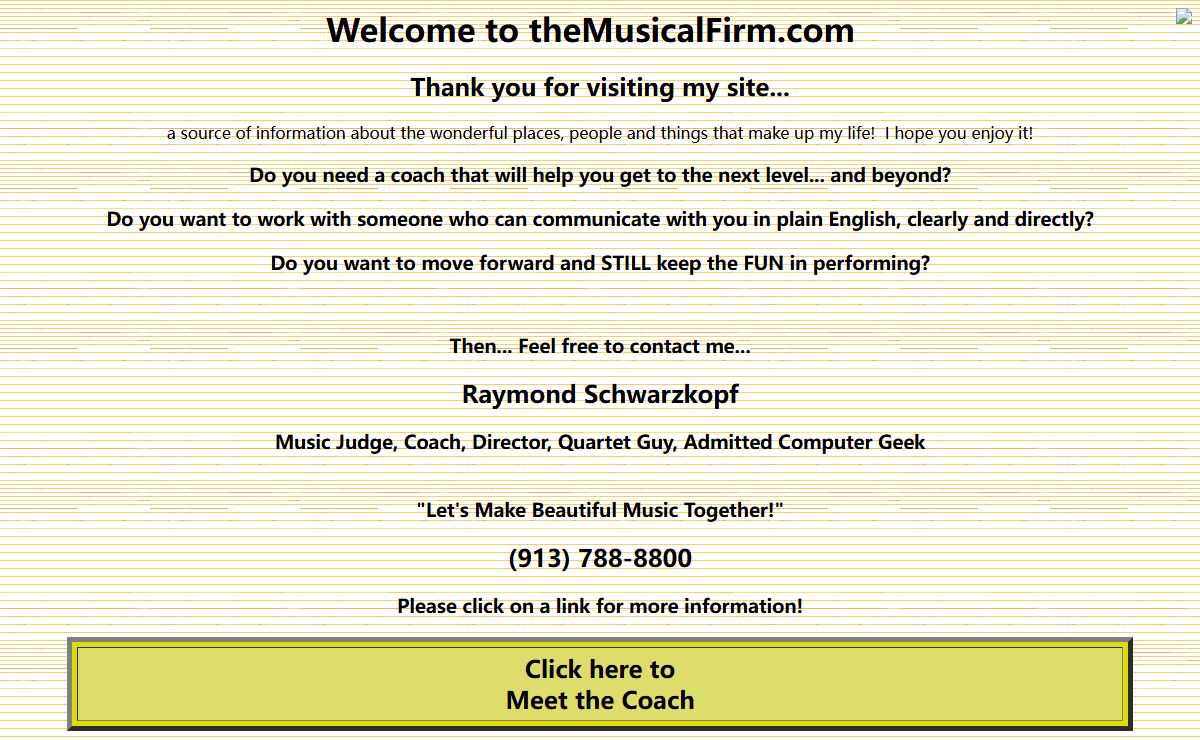 Welcome to TheMusicalFirm.com!