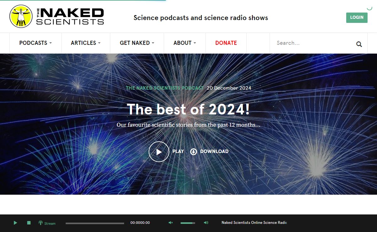 Naked Scientists Online, Science Podcast and Science Radio Show