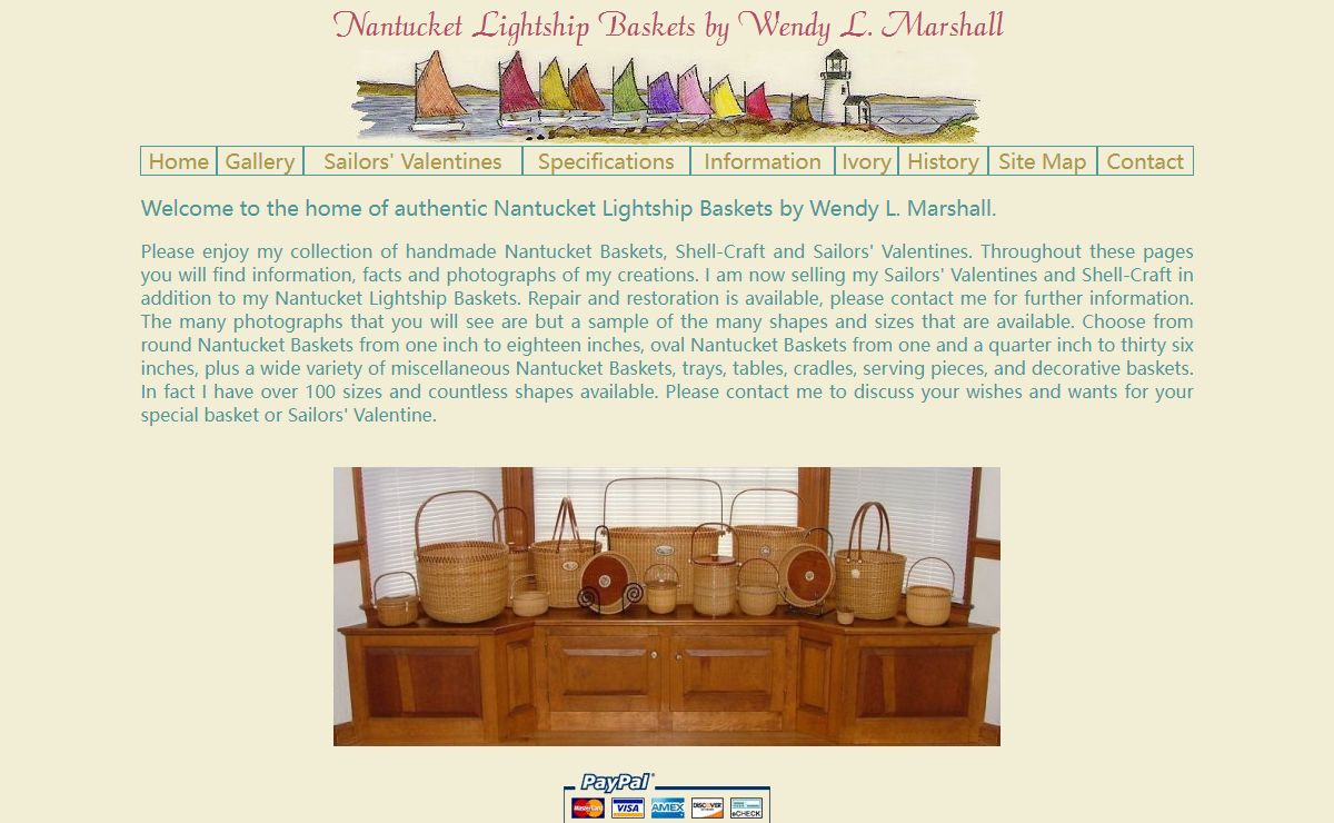 Nantucket Lightship Baskets by Wendy L. Marshall