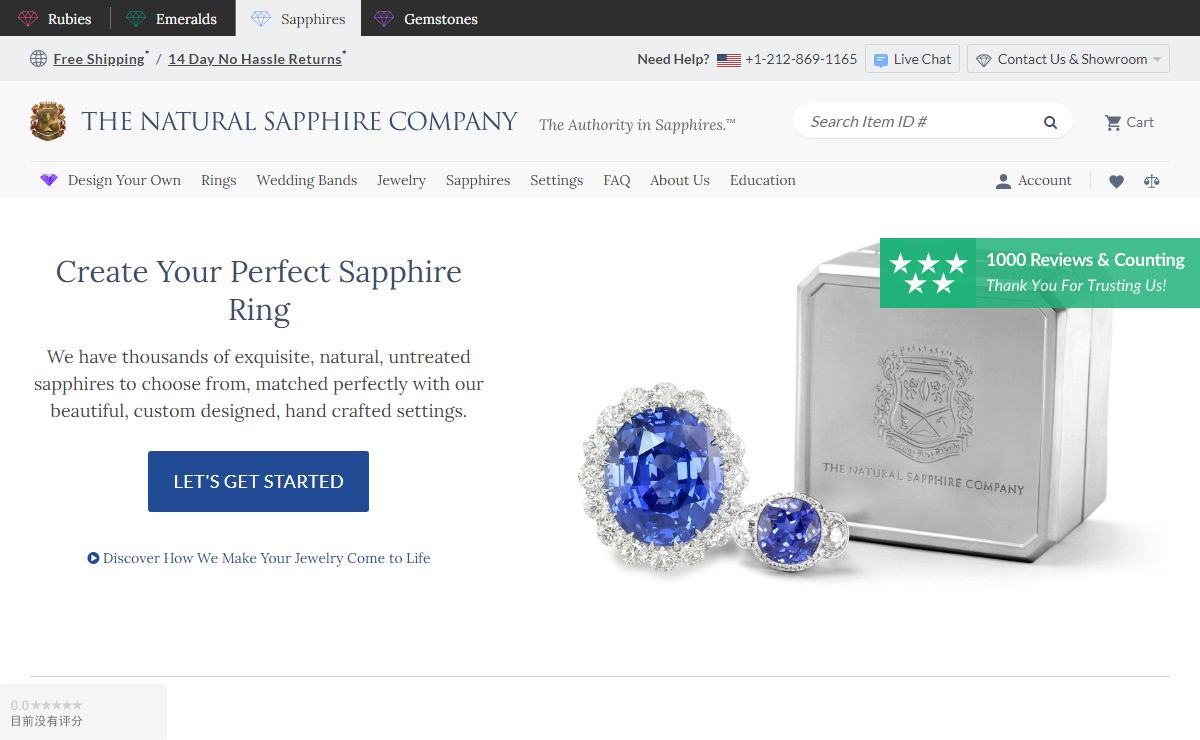 The Natural Sapphire Company - Sapphire Rings & Jewelry Since 1939