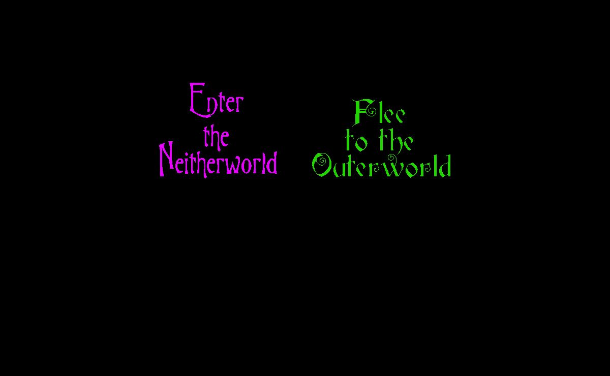 Beetlejuice - Entrance to The Neitherworld