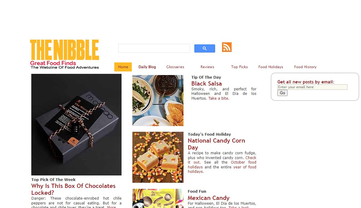 The Nibble Webzine Of Food Adventures