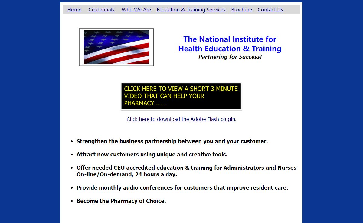 The National Institute for Health Education & Training