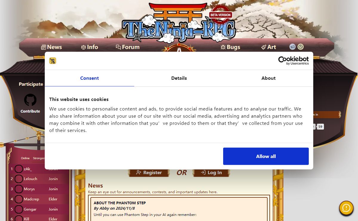 TheNinja-RPG.com - a free browser based mmorpg