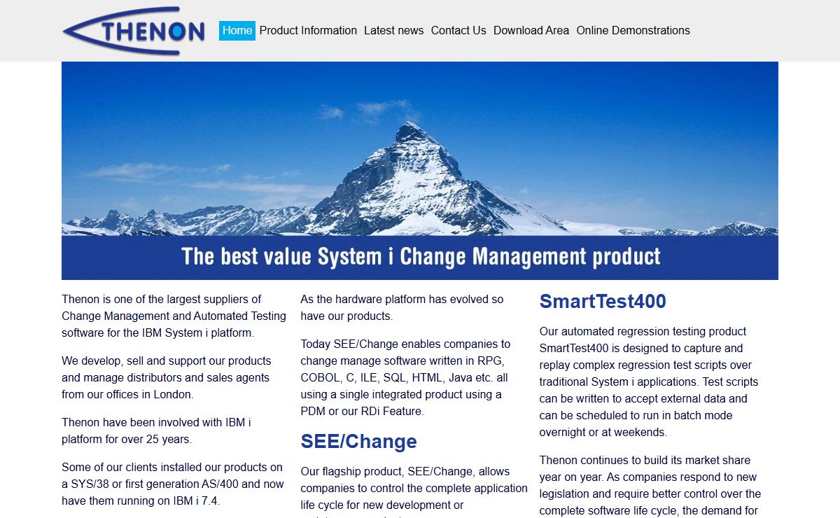 Change Management Software from Thenon