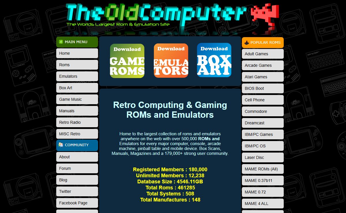 The Old Computer Roms,Emulators,Manuals and Magazines