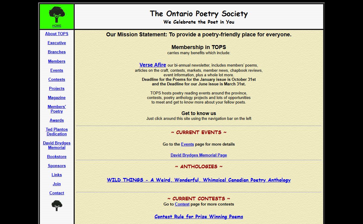 The Ontario Poetry Society - Main