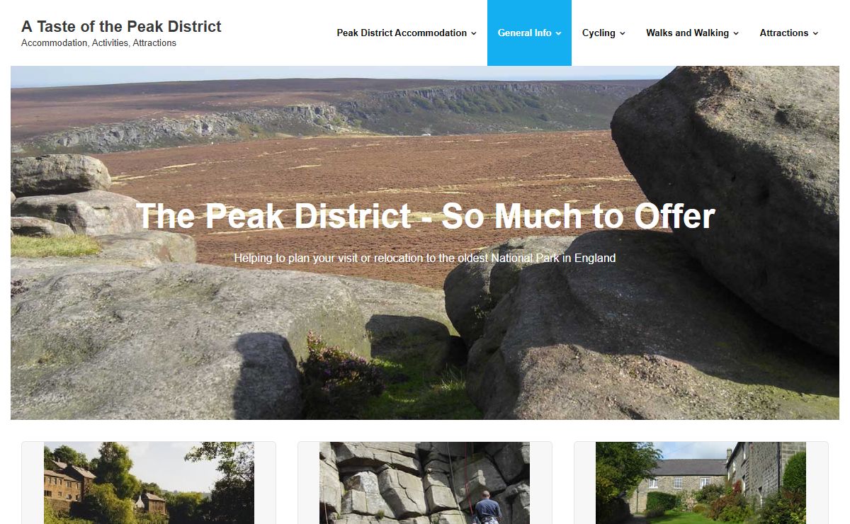 The Peak District National Park - Activities, Attractions, Accommodation
