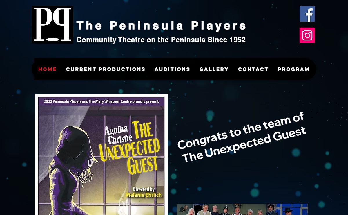 The Peninsula Players | Sidney | Community Theatre