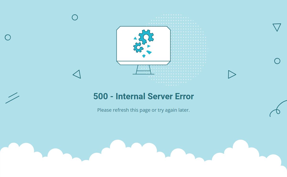 500 - Internal Server Error