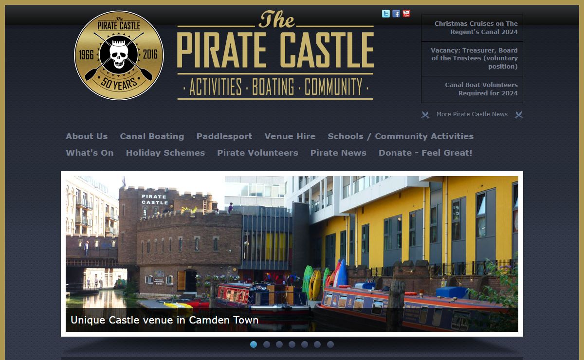 Welcome to the Pirate Castle! | The Pirate Castle website