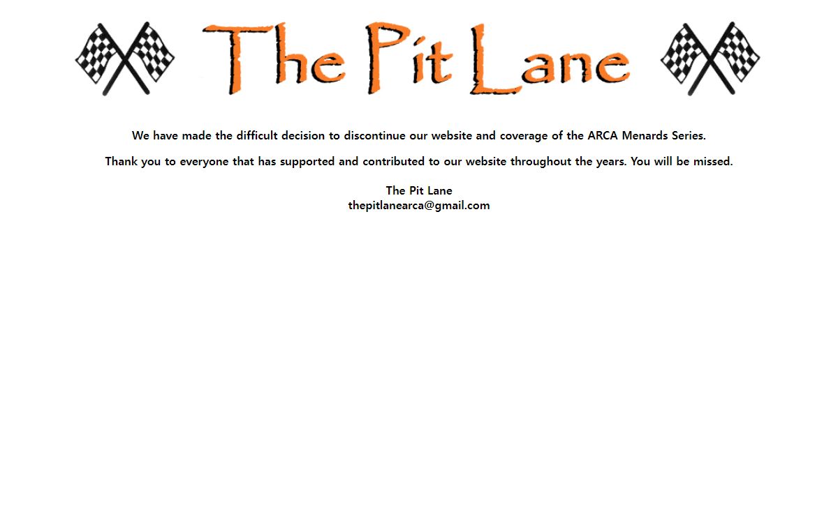 The Pit Lane
