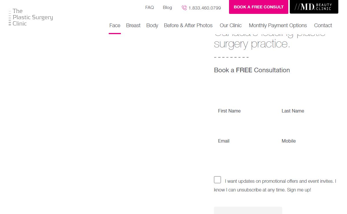 The Plastic Surgery Clinic: Toronto & Mississauga Cosmetic Surgery