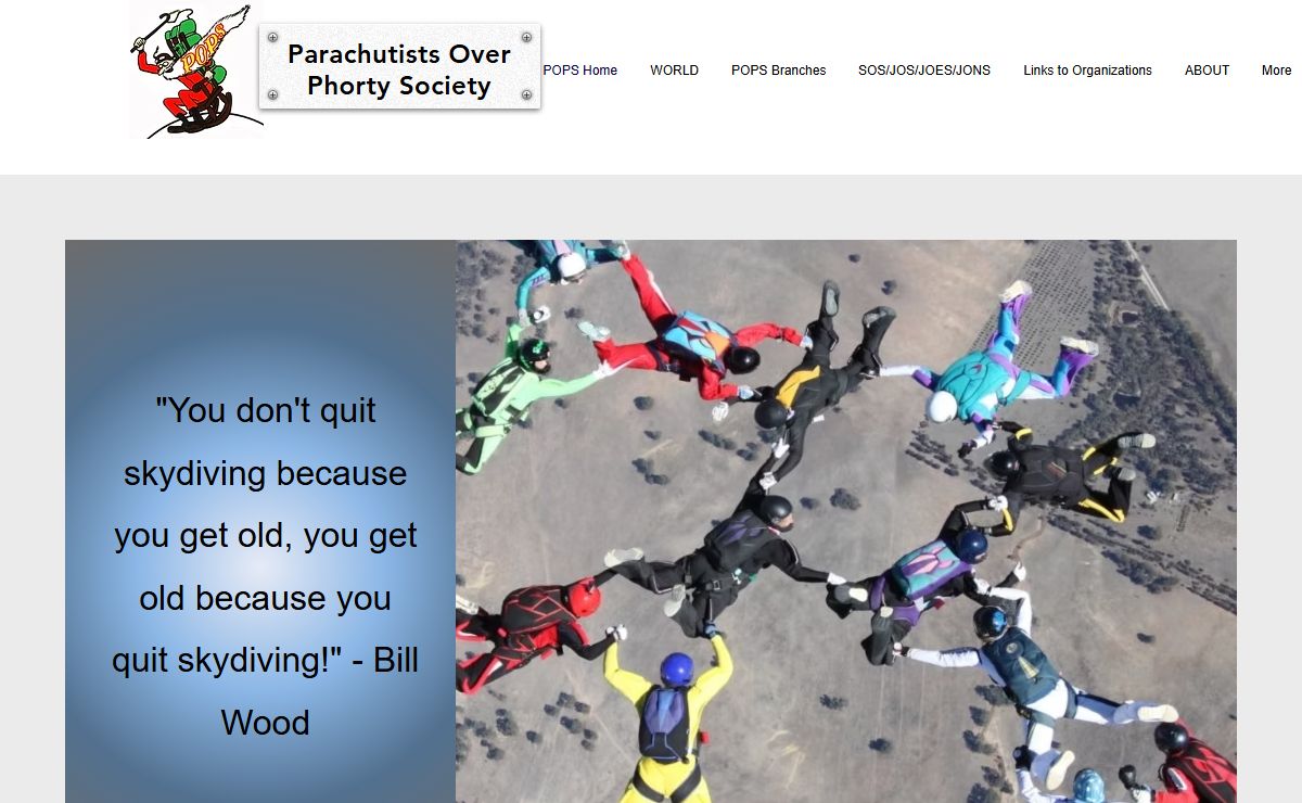 POPS Home | Parachutists Over Ph