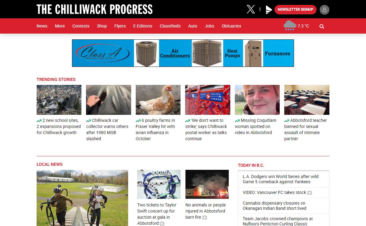 Welcome to the The Chilliwack Progress - The Chilliwack Progress