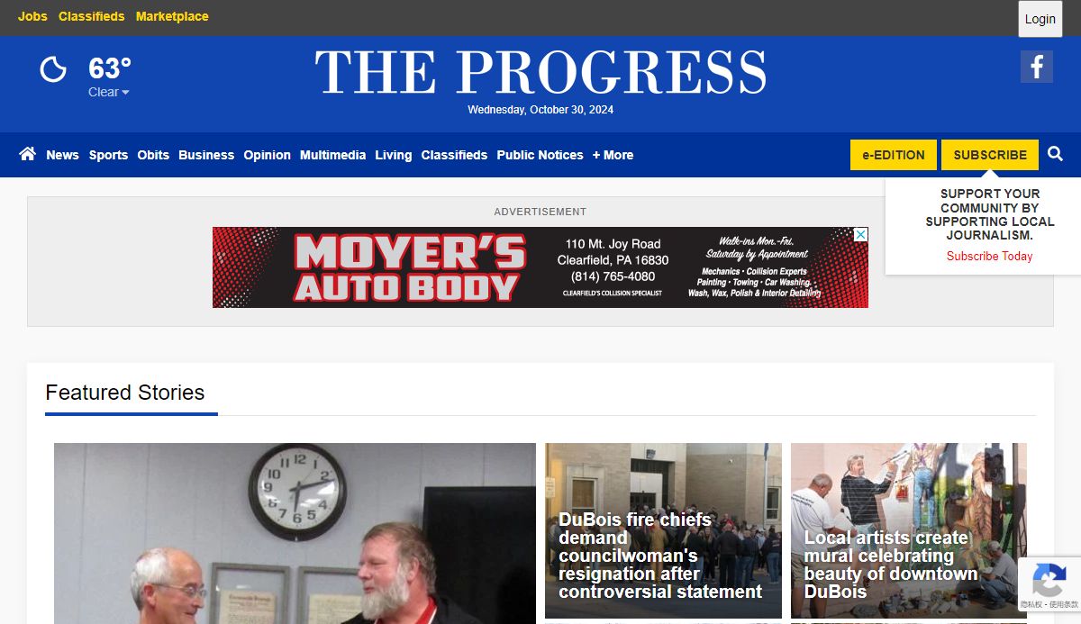 theprogressnews.com | Serving Clearfield, Curwensville, Philipsburg and Moshannon Valley, PA