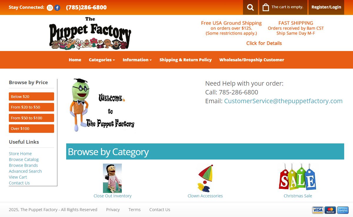 Browse by Category - The Puppet Factory