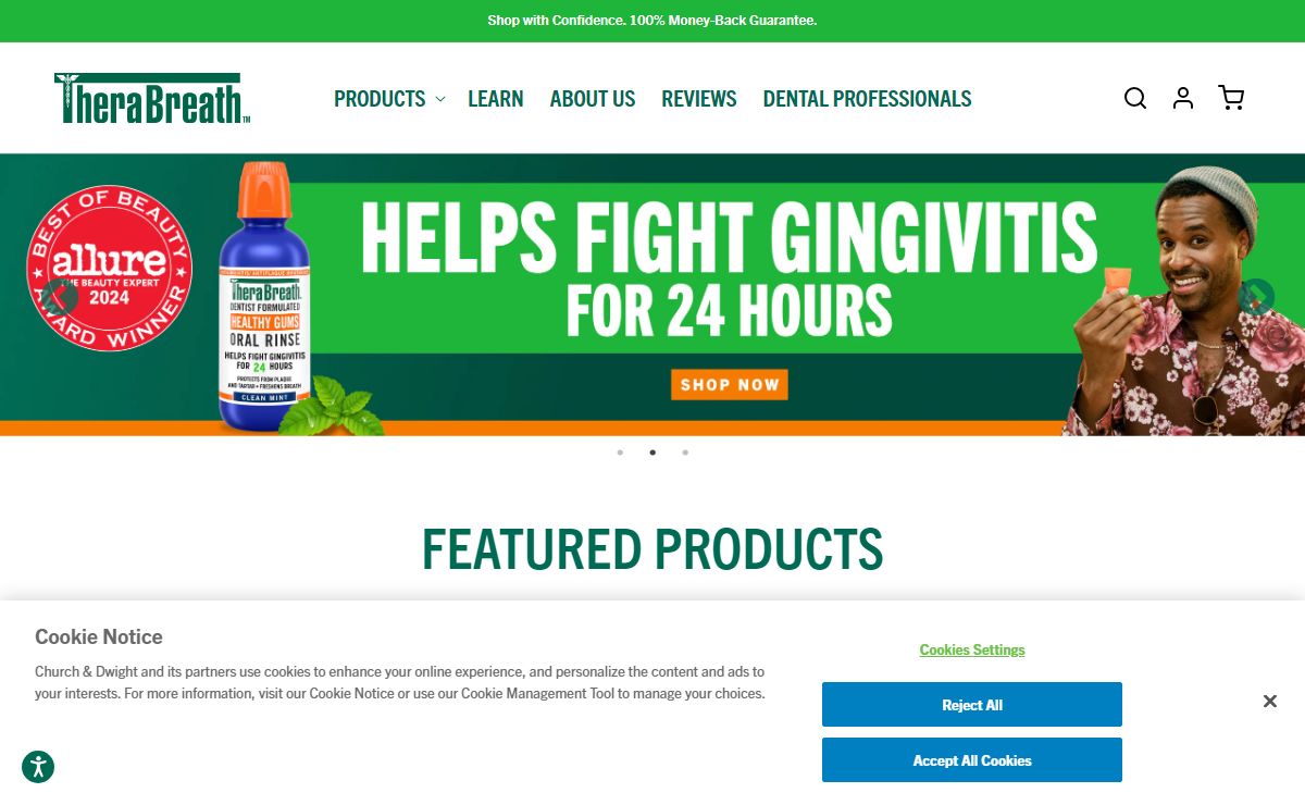Bad Breath, Whitening & Oral Health Solutions | TheraBreath