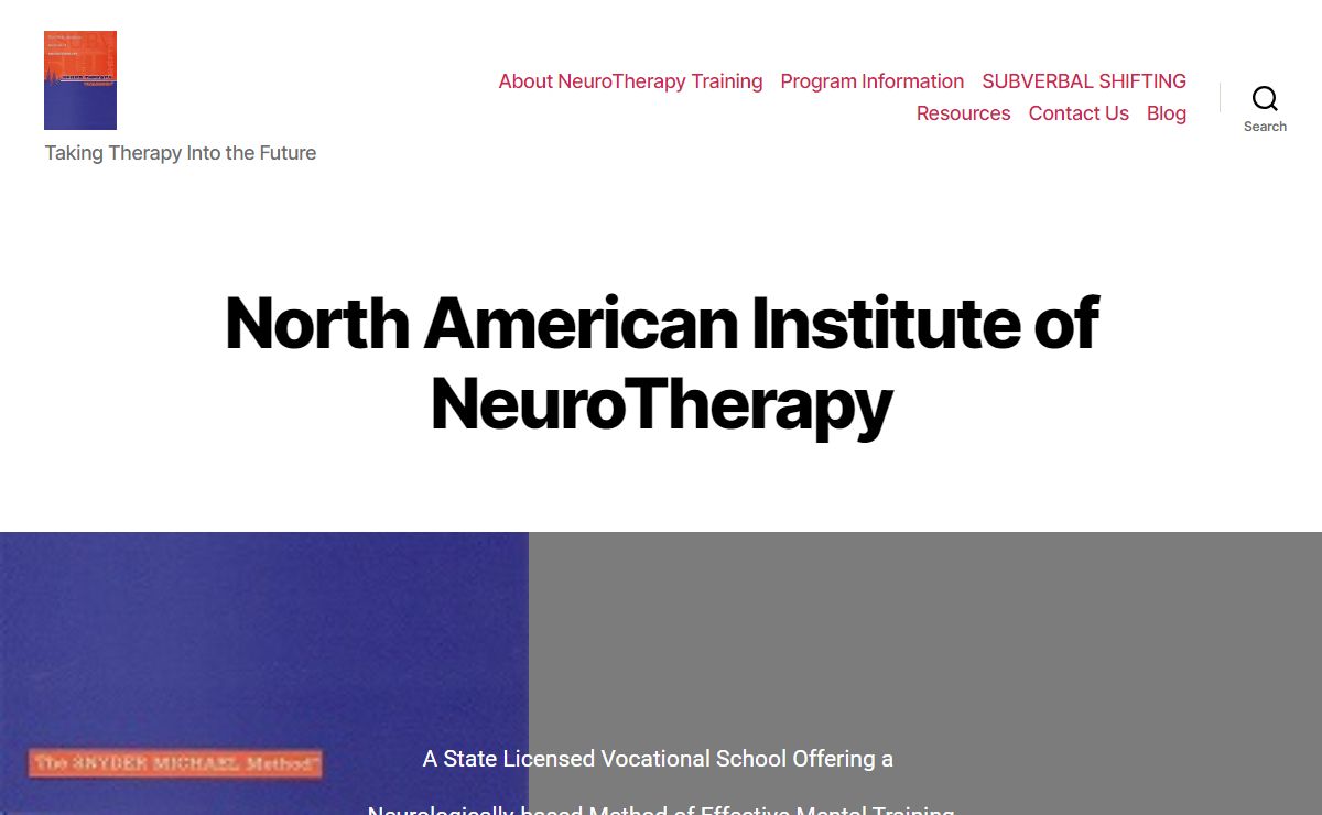 North American Institute of NeuroTherapy – Taking Therapy Into the Future