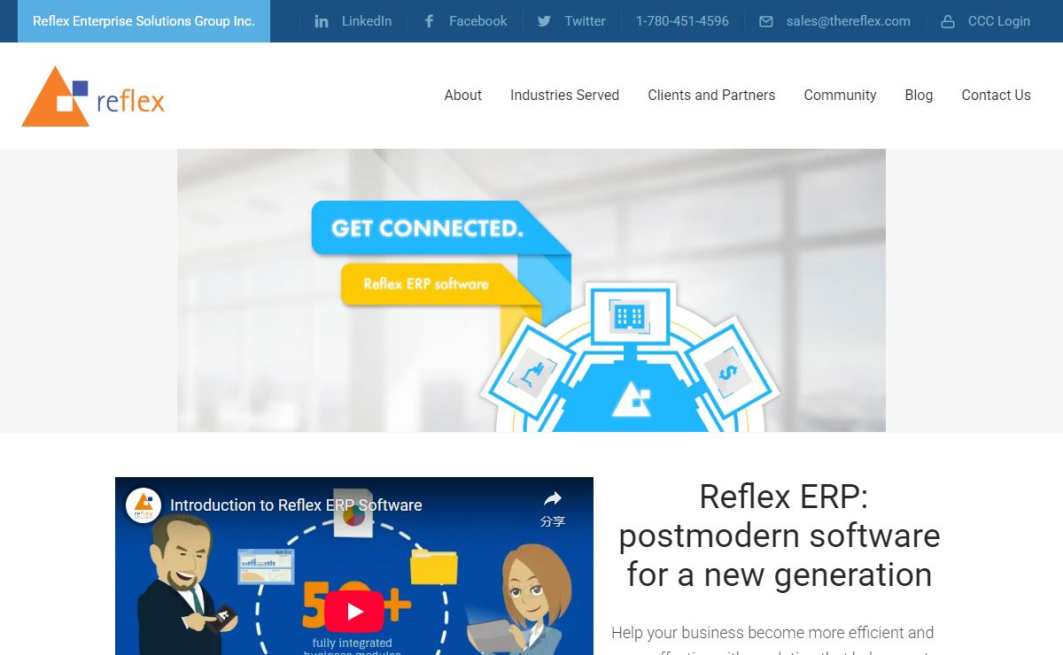 Reflex ERP Software | Business Solutions