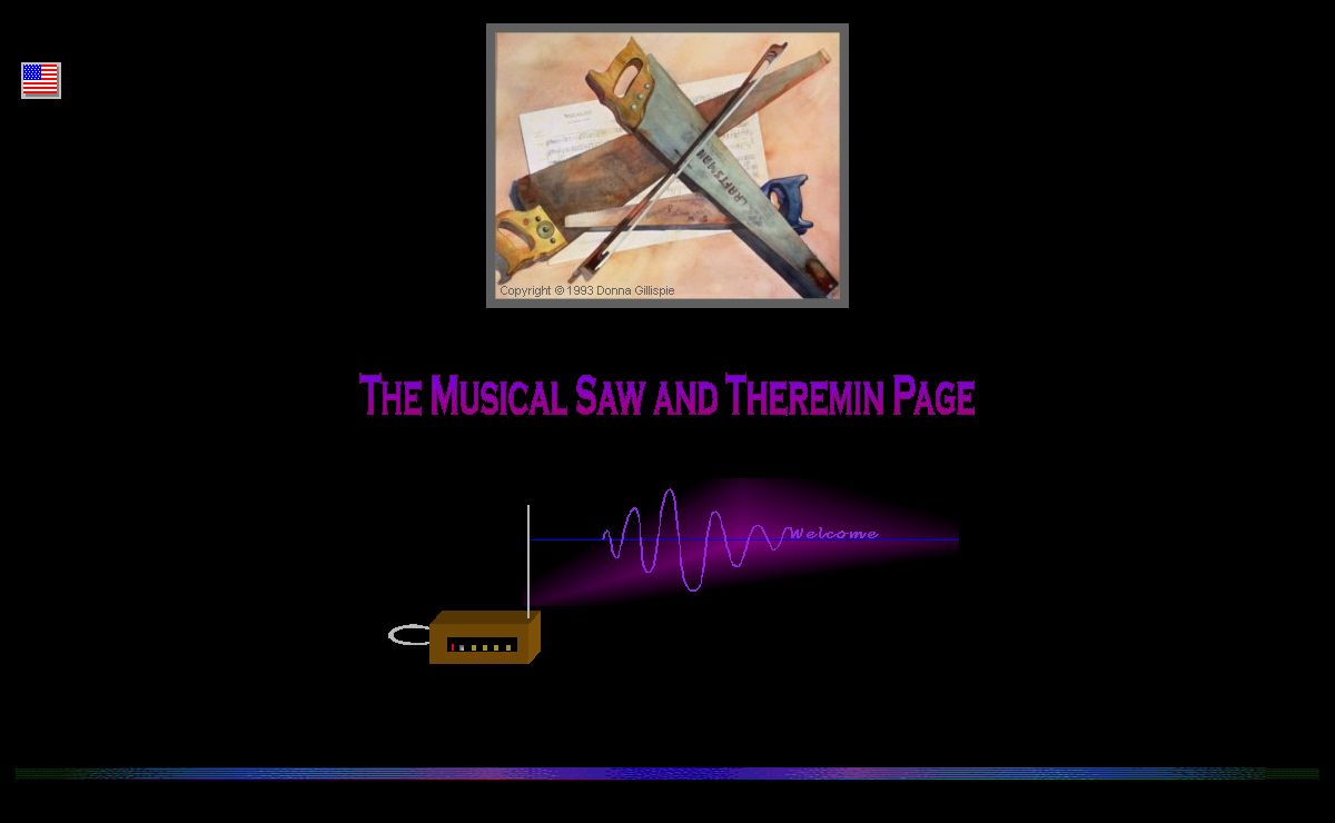 The Musical Saw and Theremin Page