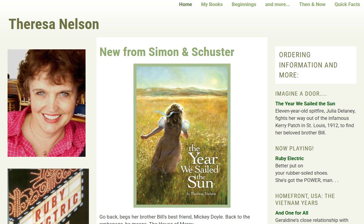 Theresa Nelson - New from Simon & Schuster