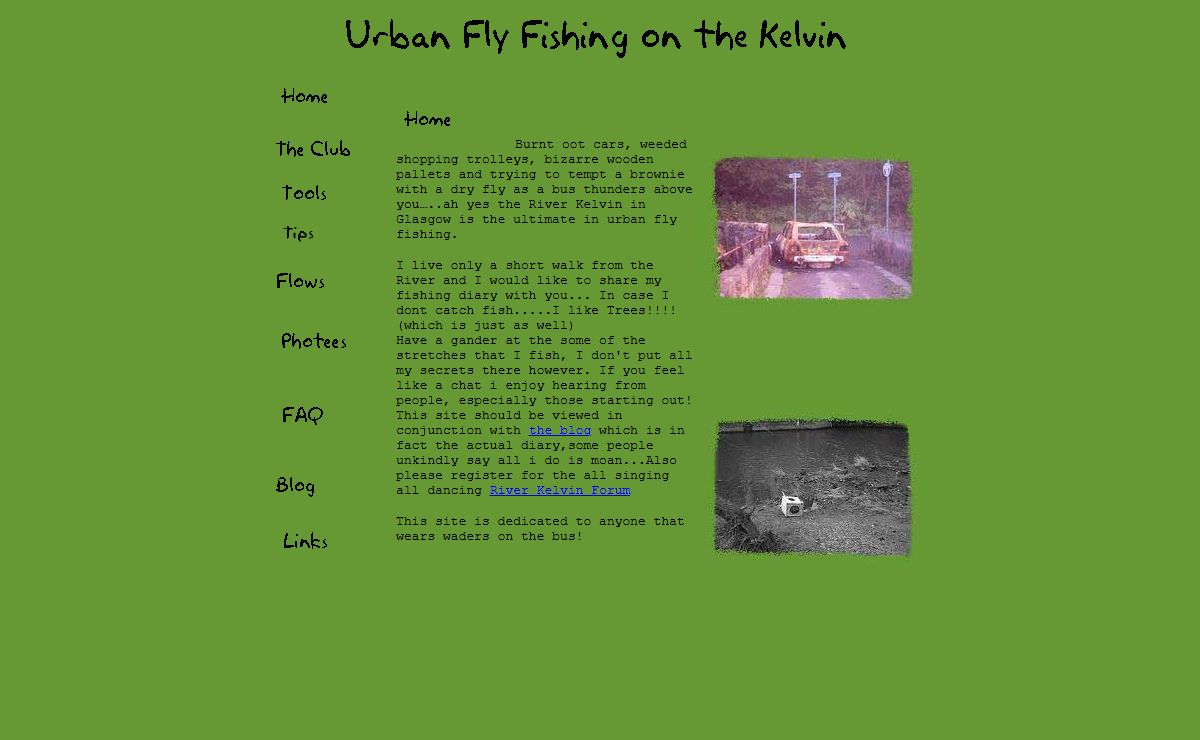 Urban Fly Fishing on the Kelvin