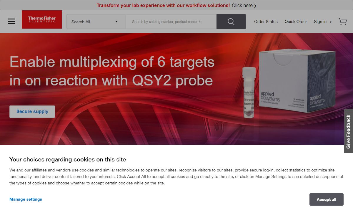 Thermo Fisher Scientific - SG