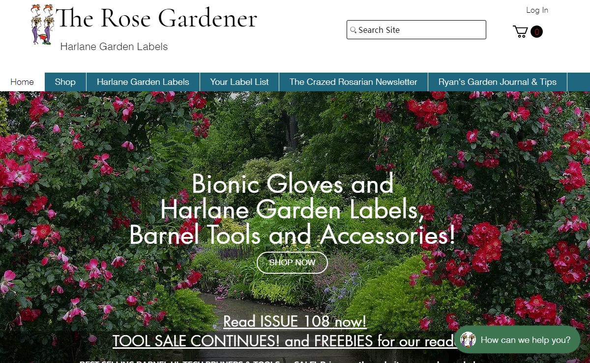 Harlane Garden Labels | The Rose Gardener | Garden Tools And Accessories.
