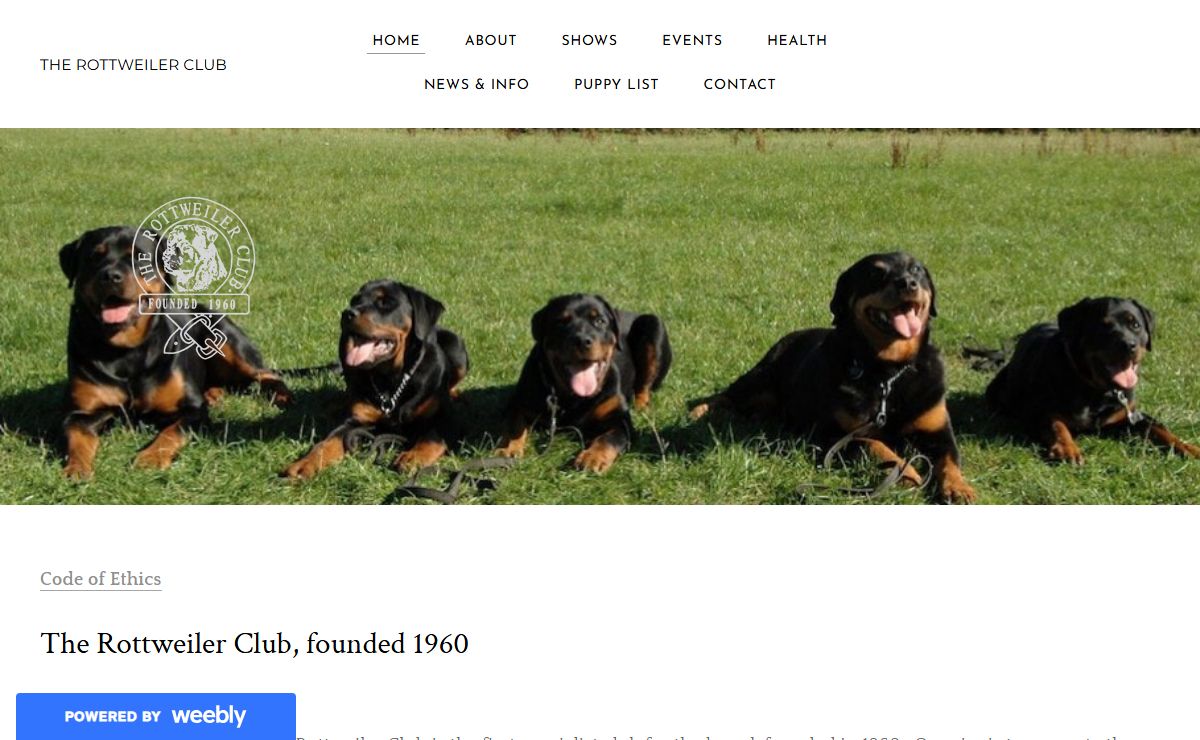 THE ROTTWEILER CLUB - Home