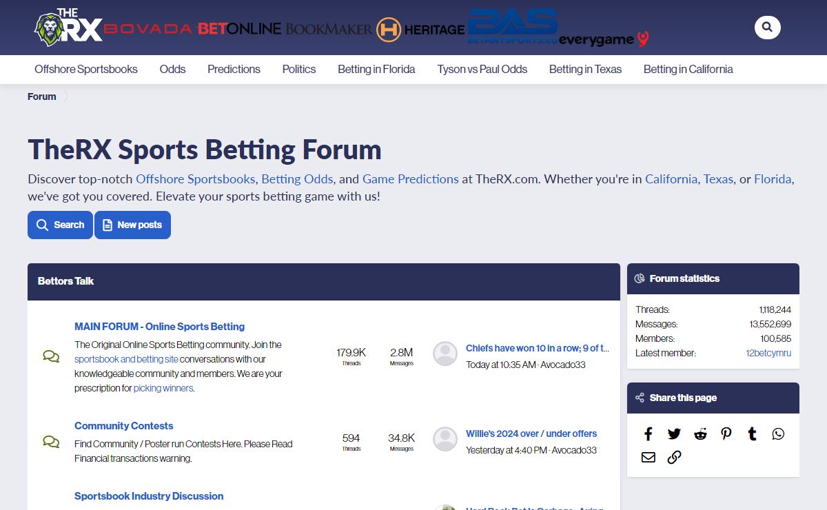 TheRX Sports Betting Forum