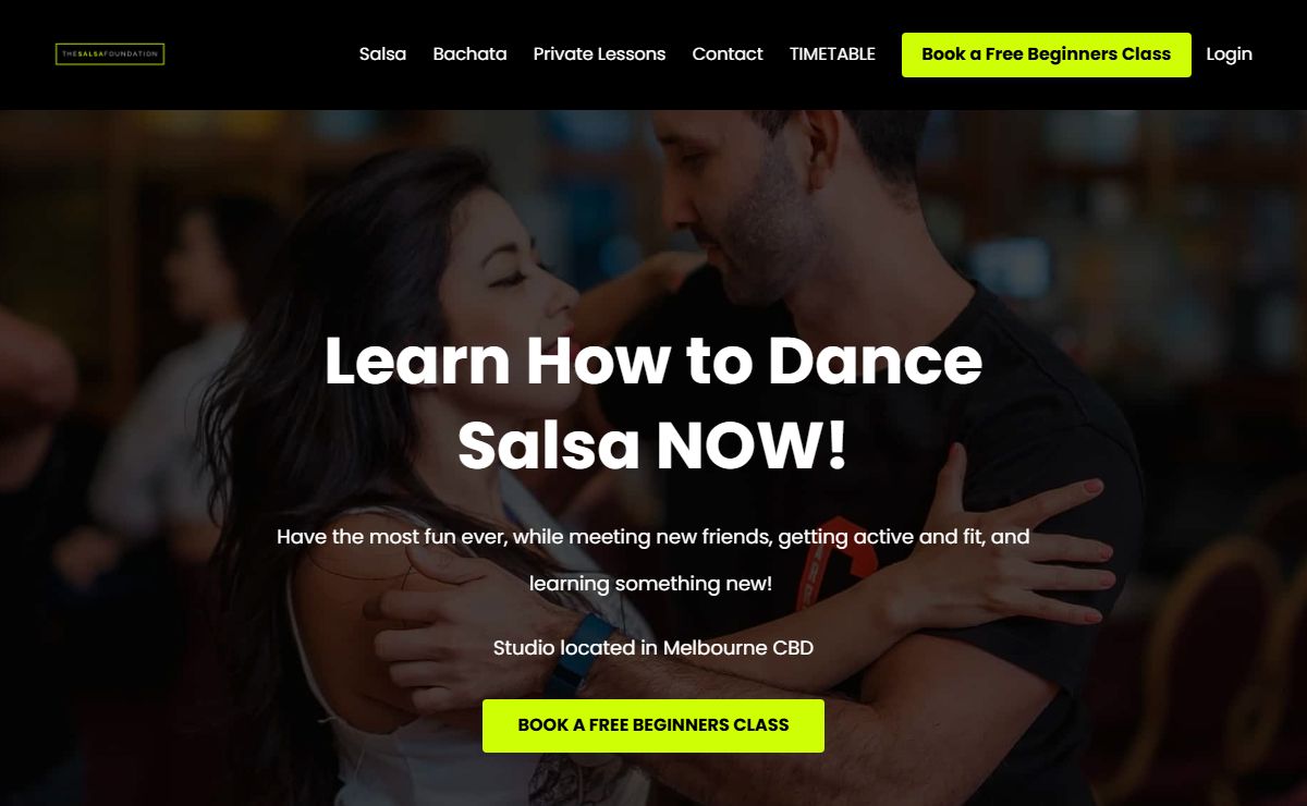 The Salsa Foundation Dance Classes in Melbourne Salsa Bachata Latin