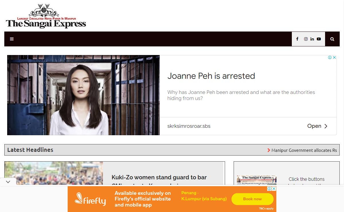 The Sangai Express - Largest Circulated NewsPaper in Manipur